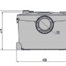 Насос туалетный Millennium НК4-400 с измельчителем