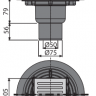 Душевой сливной трап Alcaplast APV203 105×105/50/75