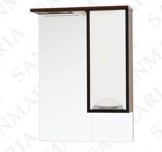 Зеркало со шкафом Sanmaria Венеция 60 венге с белым
