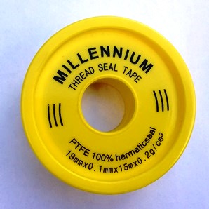 Фум-лента millennium желтая большая (19х0,1х15 мм)