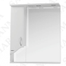 Зеркало со шкафом Sanmaria Эрика 70 белый, бело - черный
