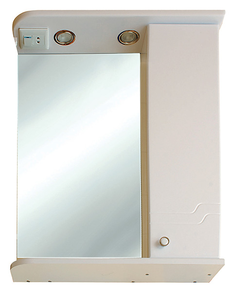 Зеркало-шкаф SMARTsant Диона 55 см (правая версия) MS010211WR
