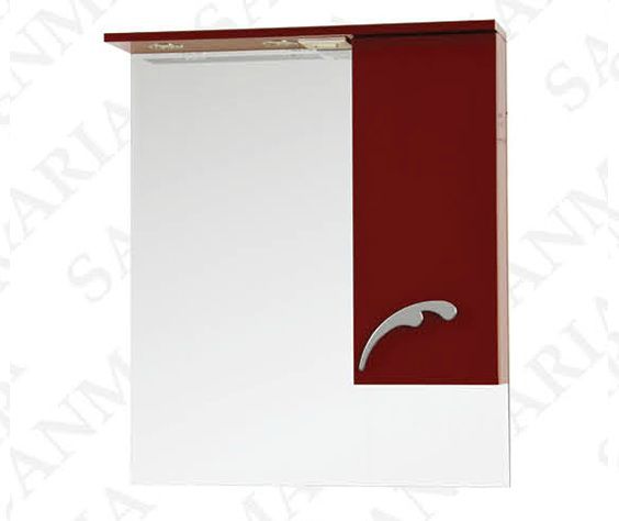 Зеркало со шкафом Sanmaria Элит 65 белый, бежевый, красный, чёрный, вишня
