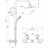 Душевая система Ideal Standard IdealRain Eco A6421AA Хром (термостат)