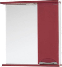 Зеркало со шкафом Sanmaria Милан 60, белый, бежевый, красный, чёрный, вишня, шоколад