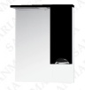 Зеркало со шкафом Sanmaria Милан 70, белый, бежевый, красный, чёрный, вишня, шоколад